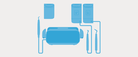 Moteur et réservoir indépendants